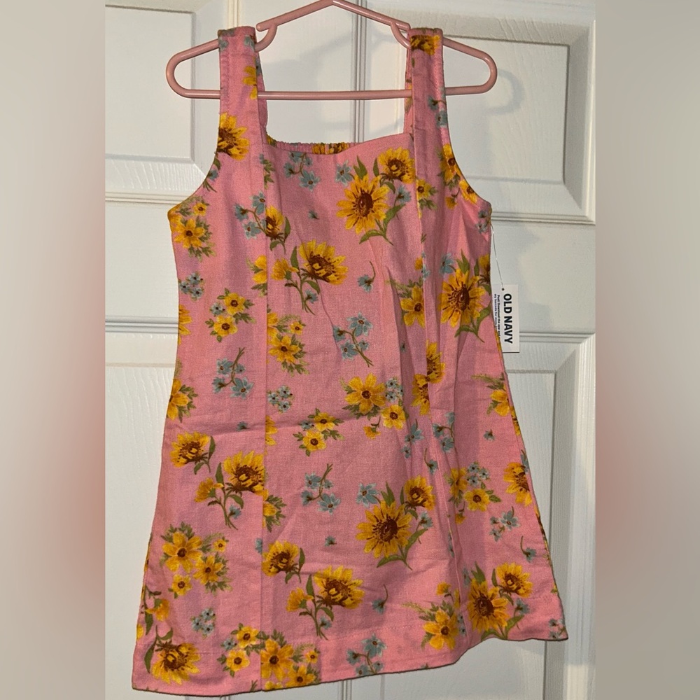 Girls sunflower old navy dress